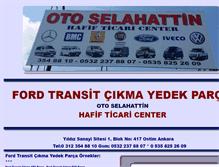 Tablet Screenshot of fordtransitcikmaparca.com